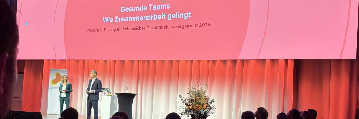 Gesunde Teams: Unsere Eindrücke von der Nationalen BGM-Tagung 2026